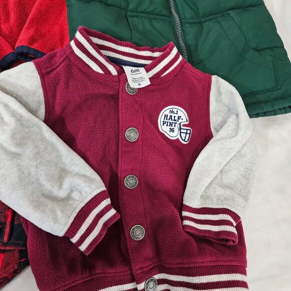 Baby Boys Assorted Outerwear Bundle 5 Pieces Size Range 6M-2T Coats - Picture 6 of 11